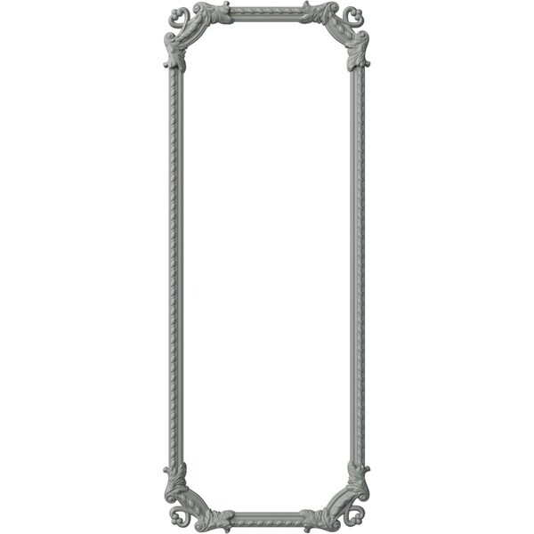 Ekena Millwork 28-in. W x 72-in. H Devon Rope Panel Moulding Kit Single Panel PMLKDE28X72A - main